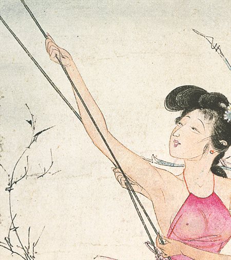 陵水-胡也佛的仕女画和最知名的金瓶梅秘戏图